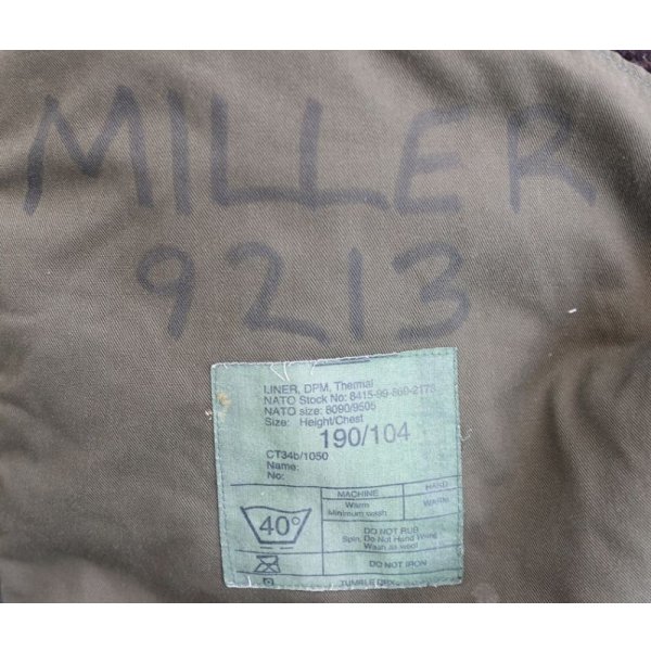 画像3: 英軍フリースDPM迷彩190/104