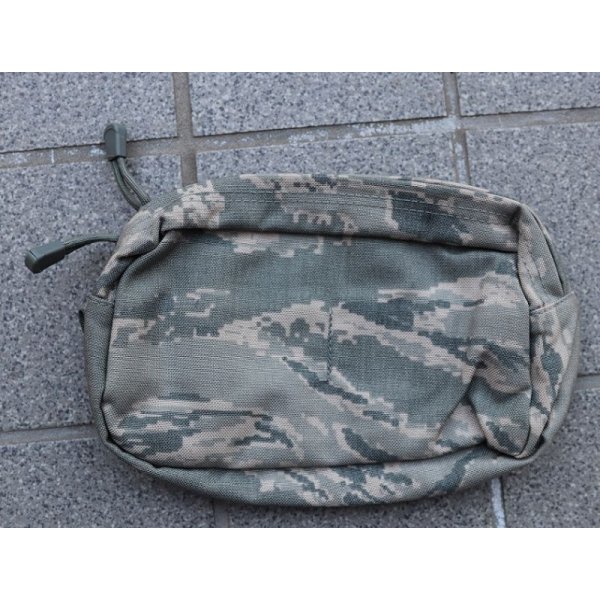 画像1: 米軍 米空軍放出GCS製? DF-LCSユーティリティポーチ デジタルタイガー迷彩(ABU迷彩)新品
