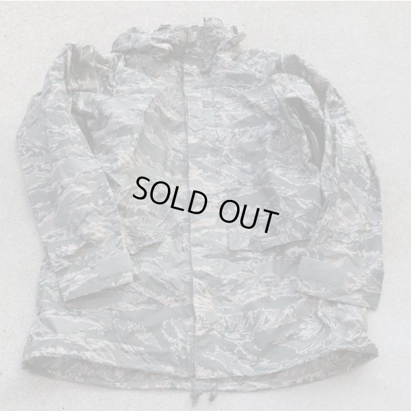 画像3: 米軍 米空軍レインパーカー デジタルタイガー迷彩(ABU迷彩)SMALL