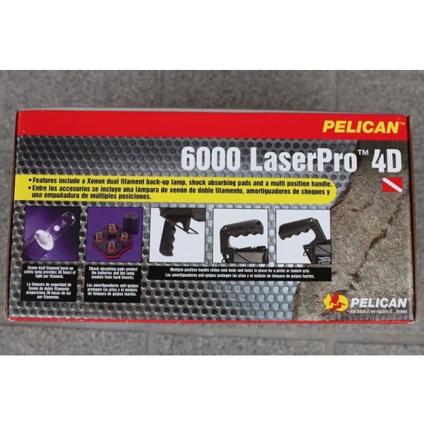 画像6: ペリカン6000レーザープロ スキューバダイビング用フラッシュライト黒 新品