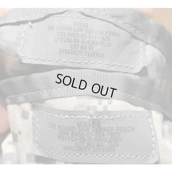 画像3: 米軍MOLLEII 200rd SAWポーチUCP迷彩(ACU迷彩)