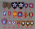 米軍 米陸軍フルカラー部隊章メロウエッジタイプ各種