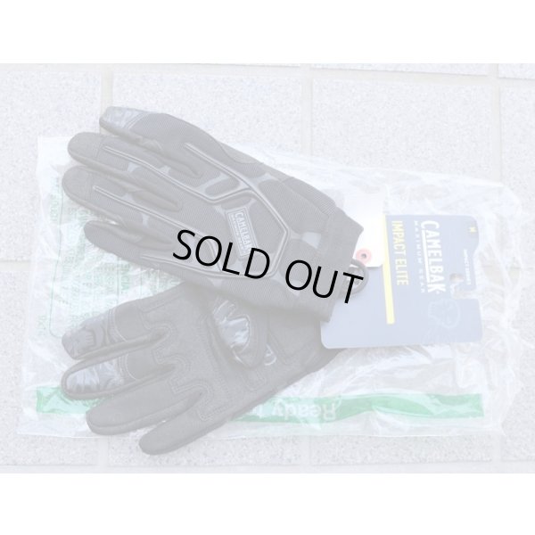 画像1: 米軍放出キャメルバックIMPACT ELITEグローブ黒MEDIUM新品