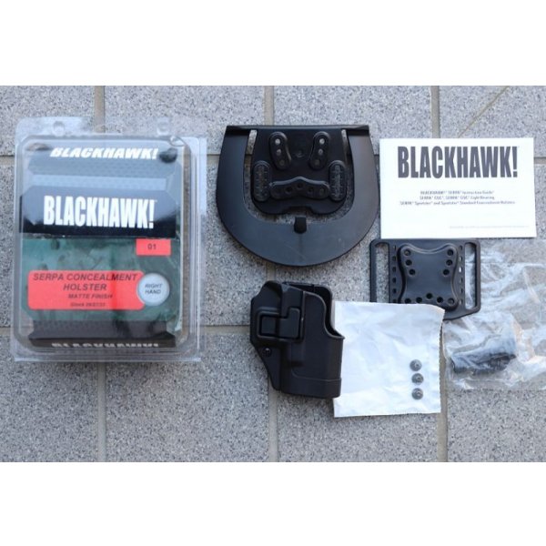 画像2: ブラックホークSERPA CQCヒップホルスター黒グロック26・グロック27・グロック33用 新品