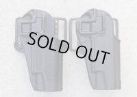 米法執行機関放出ブラックホークSERPA CQCホルスター黒コルト1911用