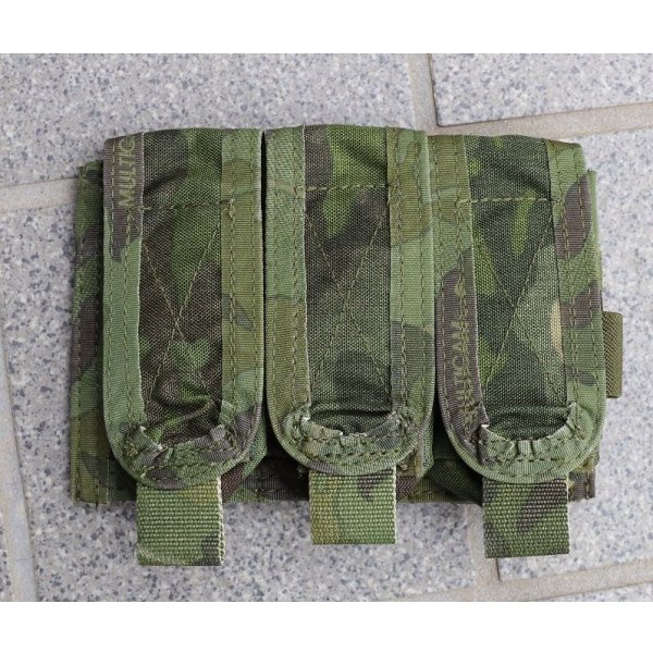 画像1: 受注生産◆当店オリジナル品パラクレイト型トリプルフラッシュバンポーチ新品