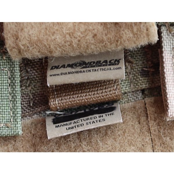 画像6: ダイヤモンドバック トリプルピストルマガジンポーチMULTICAM迷彩 新品