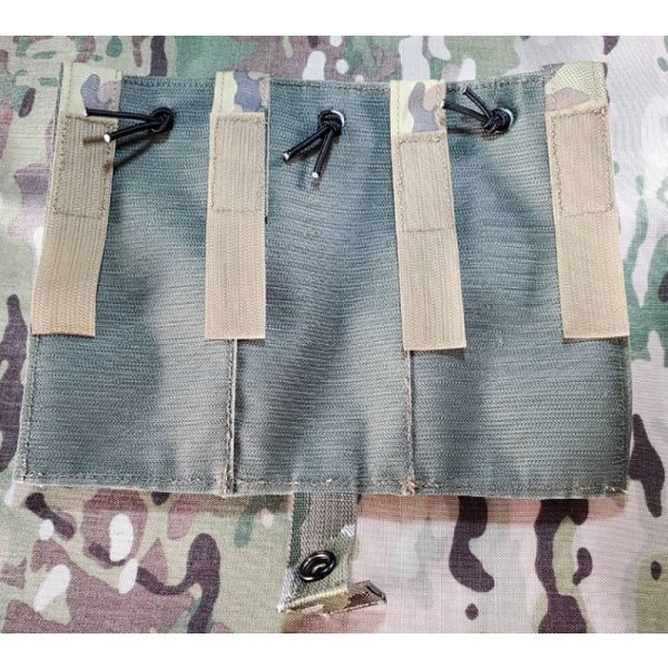 画像3: 受注生産◆当店オリジナル品CRYE AVS用パラクレイト型ベルクロ付きトリプルマガジンポーチフラップ新品