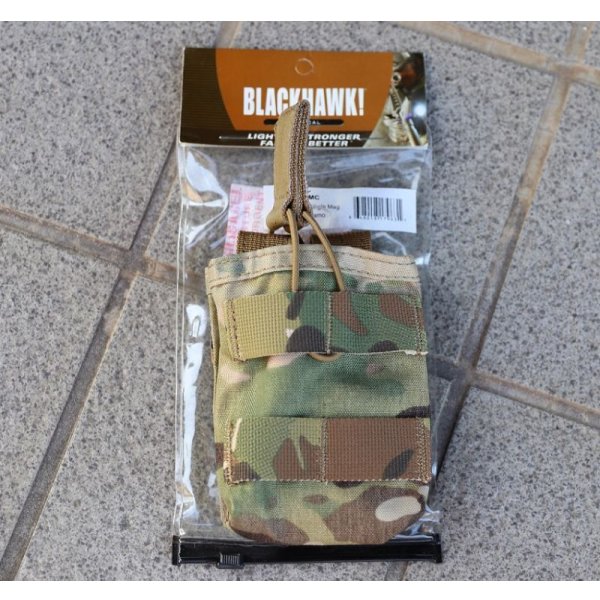 画像1: ブラックホークSTRIKE SR-25・M14オープントップマガジンポーチMULTICAM迷彩 新品