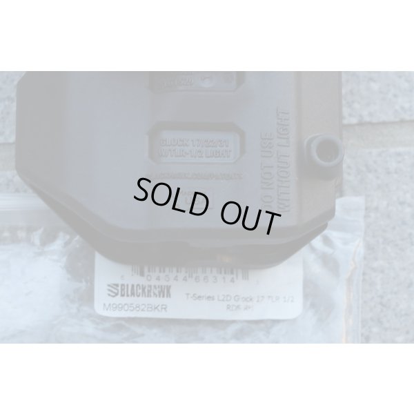 画像3: ブラックホークTシリーズL2Dヒップホルスター黒ダットサイト・ストリームライトTLR-1付きグロック17・グロック19用 新品