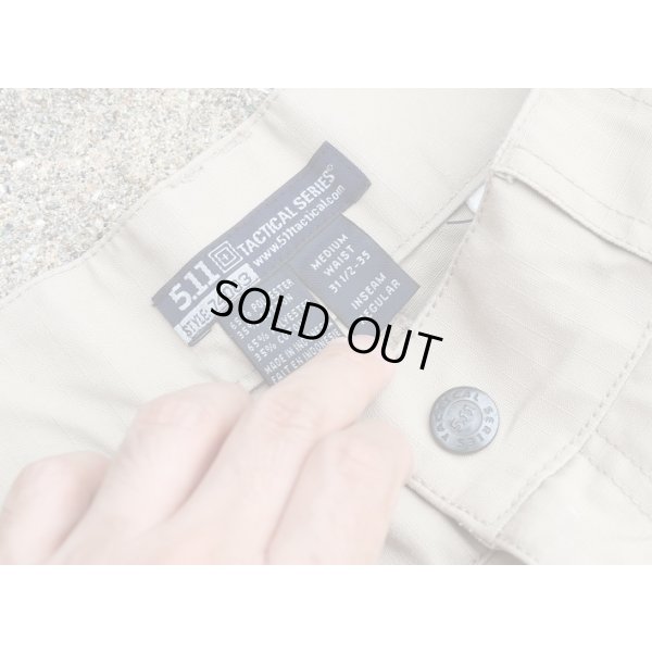 画像3: 米軍放出5.11リップストップTDUパンツ カーキMEDIUM-REGULAR