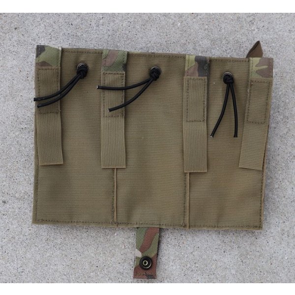 画像2: 受注生産◆当店オリジナル品CRYE AVS用パラクレイト型ベルクロ付きトリプルマガジンポーチフラップ新品