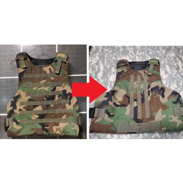 画像2: 既製品タクティカルギア改造・補修