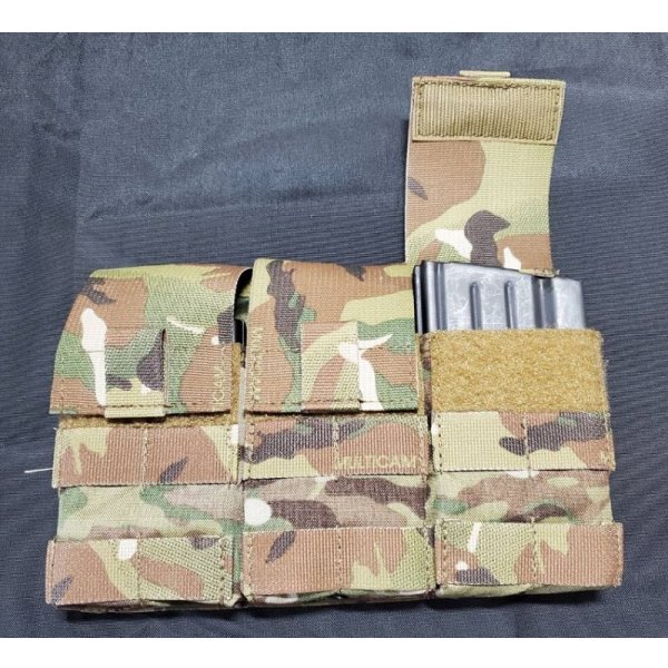 画像3: 受注生産◆当店オリジナル品ローカルメイド品型SR-25トリプルマガジンポーチ新品