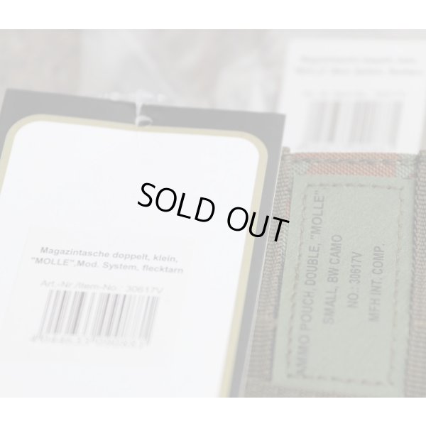 画像4: MFH製ダブルピストルマガジンポーチ ドイツ連邦軍フレクター迷彩(フレック迷彩)新品