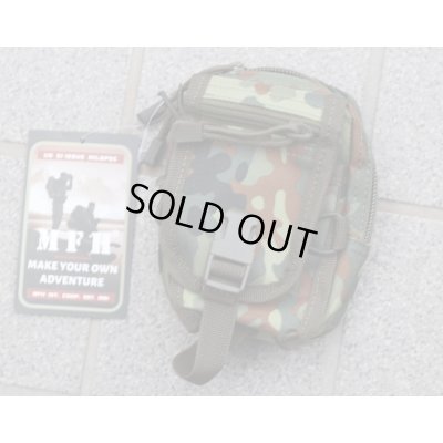 画像2: MFH製スモールユーティリティポーチ ドイツ連邦軍フレクター迷彩(フレック迷彩)新品