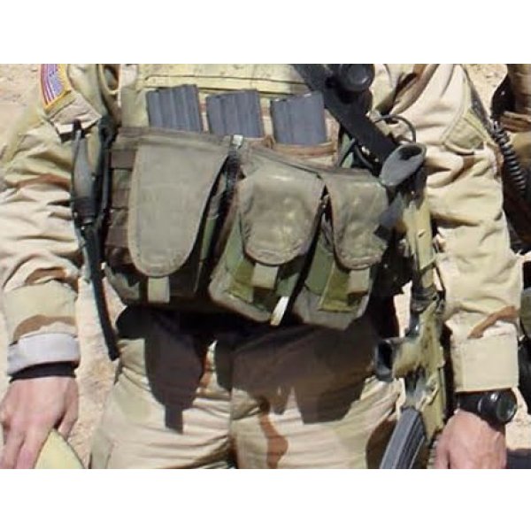 画像3: 受注生産◆当店オリジナル品パラクレイト型ベルクロ付きトリプルマガジンポーチ背面ベルクロ仕様 新品