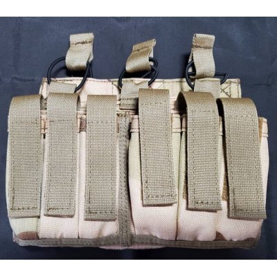 画像1: 1点在庫有◆当店オリジナル品カンダハルメイド品型9mm+M4マガジンポーチ新品