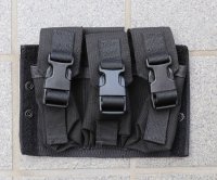 受注生産◆当店オリジナル品 日本警察特殊部隊型イーグル製タクティカルベスト用トリプルフラッシュバンポーチ新品