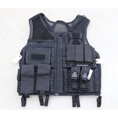 画像3: 受注生産◆当店オリジナル品 日本警察特殊部隊型イーグル製タクティカルベスト用トリプルフラッシュバンポーチ新品