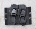 受注生産◆当店オリジナル品 日本警察特殊部隊型イーグル製タクティカルベスト用ダブルフラッシュバンポーチ新品
