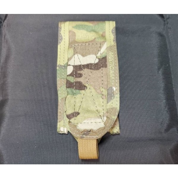 画像1: 受注生産◆当店オリジナル品パラクレイト型ラージフラッシュバンポーチ新品