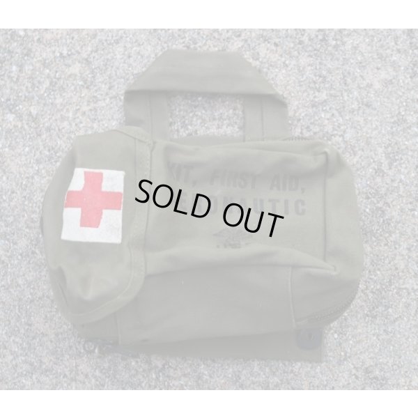 画像1: 米軍 第二次世界大戦型 航空機用ファーストエイドキットポーチOD