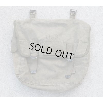 画像1: 第二次世界大戦 米軍M1936ミュゼットバッグ後期型OD改造品