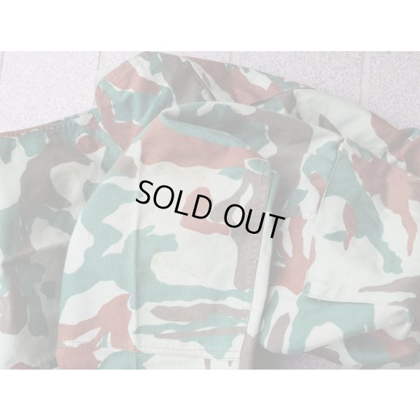 画像6: 陸上自衛隊メーカー不明 旧迷彩戦闘服上下セット1号