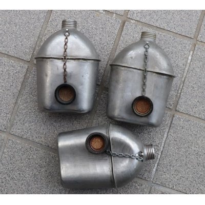 画像3: 第二次世界大戦〜ベトナム戦争 米軍ステンレスキャンティーン上下溶接型