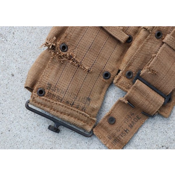 画像3: 特価◆第二次世界大戦 米軍ブリティッシュメイド品M1ガーランド用M1923カートリッジベルト後期型カーキ