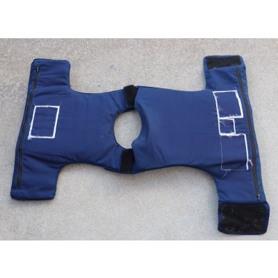 画像3: 英警察放出TETRANIKE ARMOUR SYSTEMS製ボディアーマー紺LARGE防刃プレート・ソフトアーマー入り