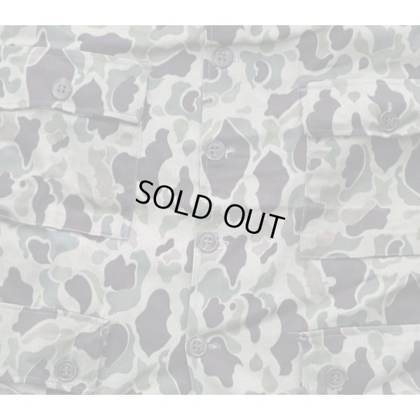 画像4: 韓国製1960年代 韓国軍 郷土予備軍用? 4ポケットジャケット ダックハンター迷彩 新品