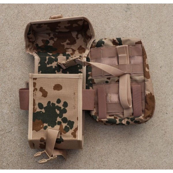 画像4: 75タクティカルSA6メディカルポーチ ドイツ連邦軍デザートフレクター迷彩(ヴィステン迷彩)新品