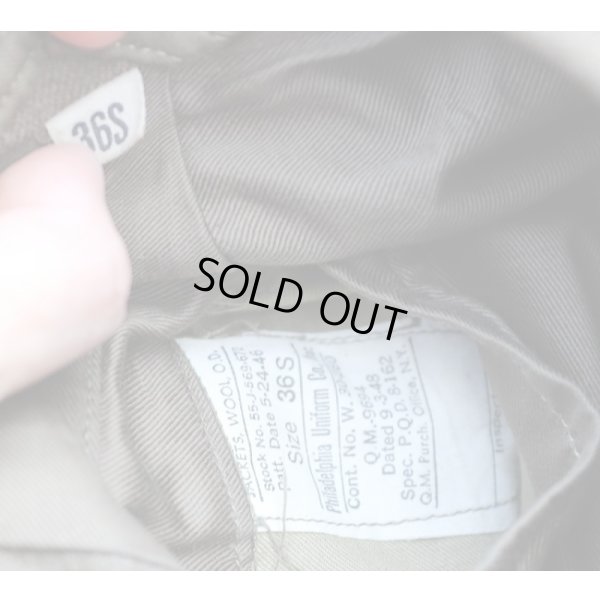 画像5: 第二次世界大戦 米軍M1944フィールドジャケット(アイクジャケット)第16軍団部隊章付きサイズ36S