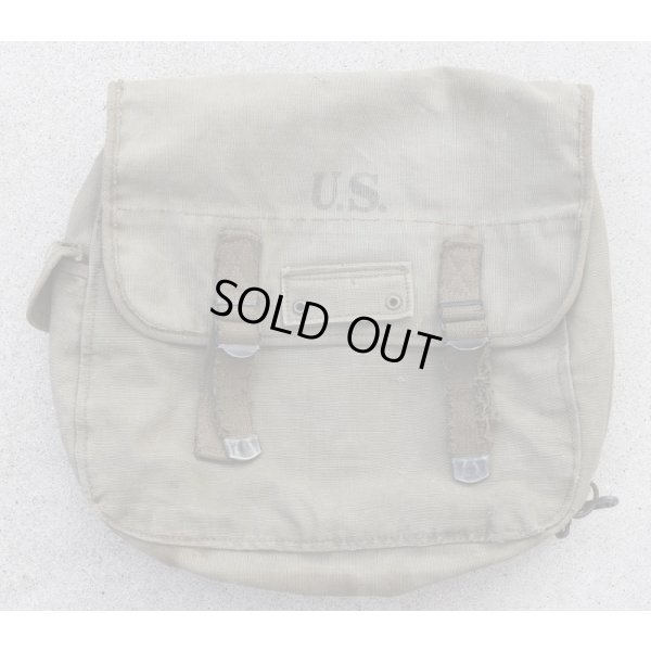 画像1: 特価◆第二次世界大戦 米軍M1936ミュゼットバッグ後期型OD改造品