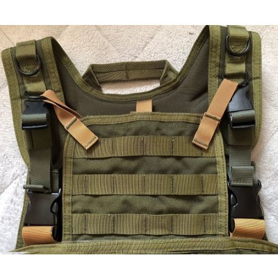 画像4: 受注生産◆当店オリジナル品ブラックホーク型コマンドリーコンチェストハーネス用バックパネルアダプター新品