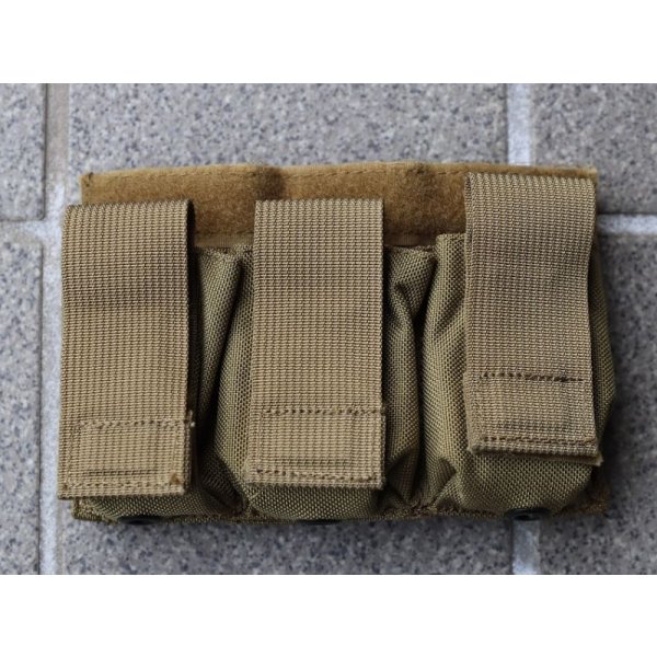 画像1: 米軍放出LBT-6038KトリプルピストルマガジンポーチCT(コヨーテタン)