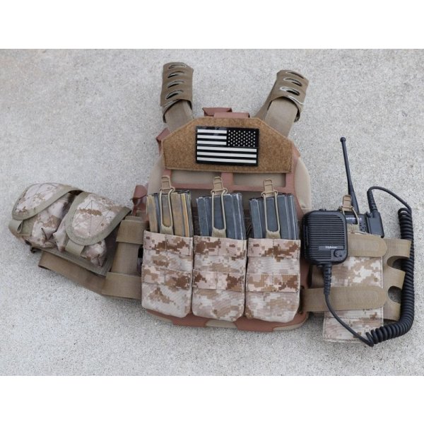 画像5: 1点在庫有◆当店オリジナル品S&Sプレートフレーム用ダブルハンドグレネードポーチ新品