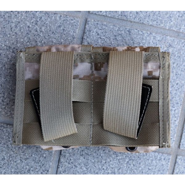 画像2: 1点在庫有◆当店オリジナル品S&Sプレートフレーム用ダブルハンドグレネードポーチ新品