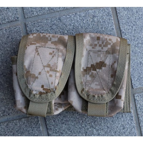 画像1: 1点在庫有◆当店オリジナル品S&Sプレートフレーム用ダブルハンドグレネードポーチ新品