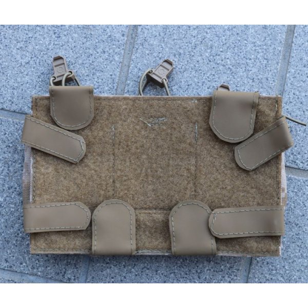 画像2: 受注生産◆当店オリジナル品S&Sプレートフレーム用トリプルオープントップマガジンポーチ新品