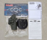 米軍放出ブラックホークSERPA CQCヒップホルスター初期型ODグロック17・グロック22用 新品