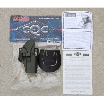 画像1: 米軍放出ブラックホークSERPA CQCヒップホルスター初期型ODグロック17・グロック22用 新品