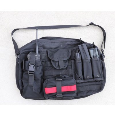 画像6: 受注生産◆当店オリジナル品スクールバッグ風リバーシブルタクティカルバッグ新品