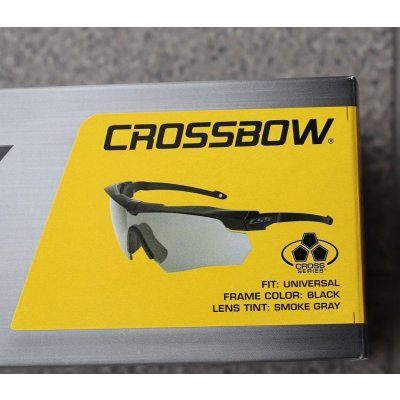 画像4: 米軍放出ESSクロスボウ サプレッサーワン シューティンググラス スモークレンズ付き新品