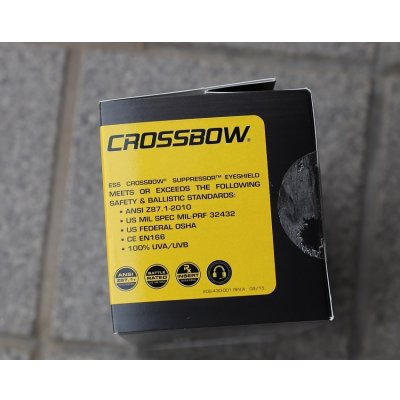 画像5: 米軍放出ESSクロスボウ サプレッサーワン シューティンググラス スモークレンズ付き新品