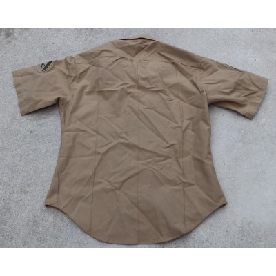 画像2: 米軍 米海兵隊 夏季制服チノシャツ サイズ16 1/2一等兵階級章付き