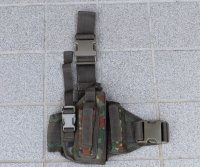 メーカー不明 レッグホルスター ドイツ連邦軍(ドイツ軍)フレクター迷彩 新品