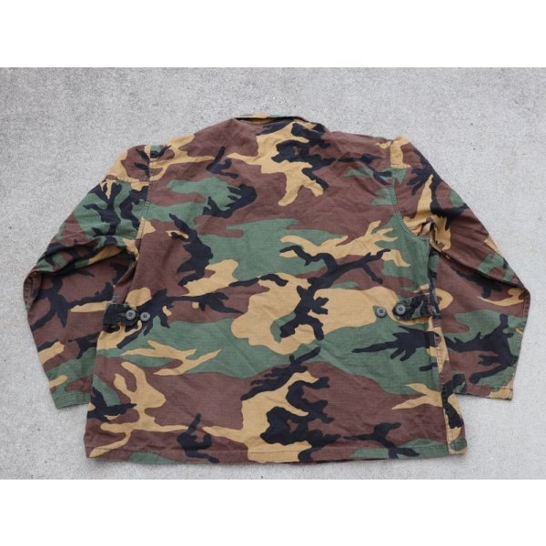 画像2: 国籍不明BDUジャケットウッドランド迷彩LARGE